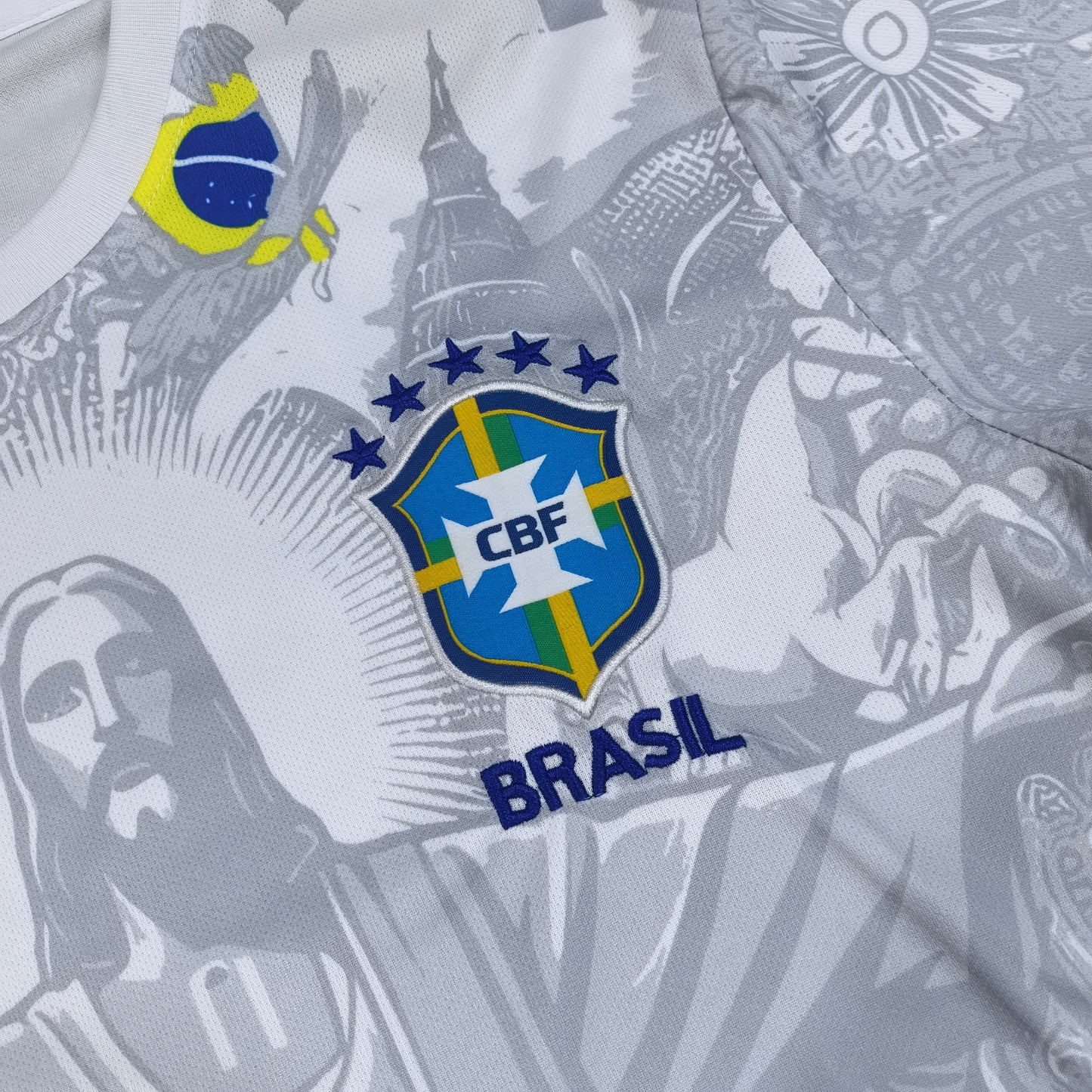 Maillot jésus brésilien Édition spéciale - Blanc