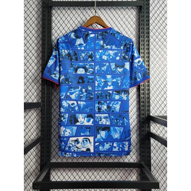 T-shirt d'été 2025 pour homme et femme, modèle animé One Piece, haut à manches courtes pour entraînement de football