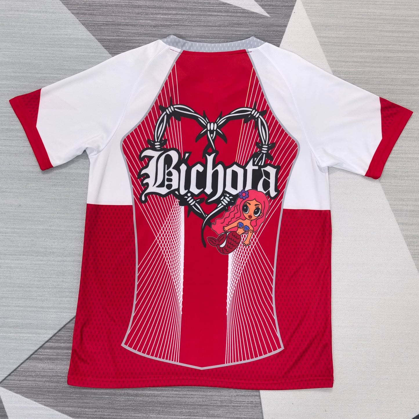 Maillot d'entraînement rouge de Barcelone