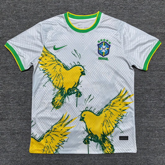 Maillot Colombe de la paix brésilienne blanche 24/25