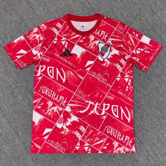 Maillot d'entraînement River Plate 25/26 - Rouge